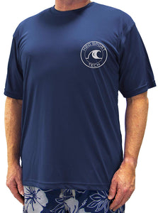 H2O Sport Tech Big & Tall Men's Short Sleeve Swim Shirt - Loose Fit